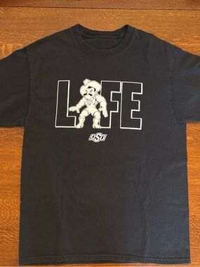 Vintage OSU Life Graphic Short Sleeve Tee - Black